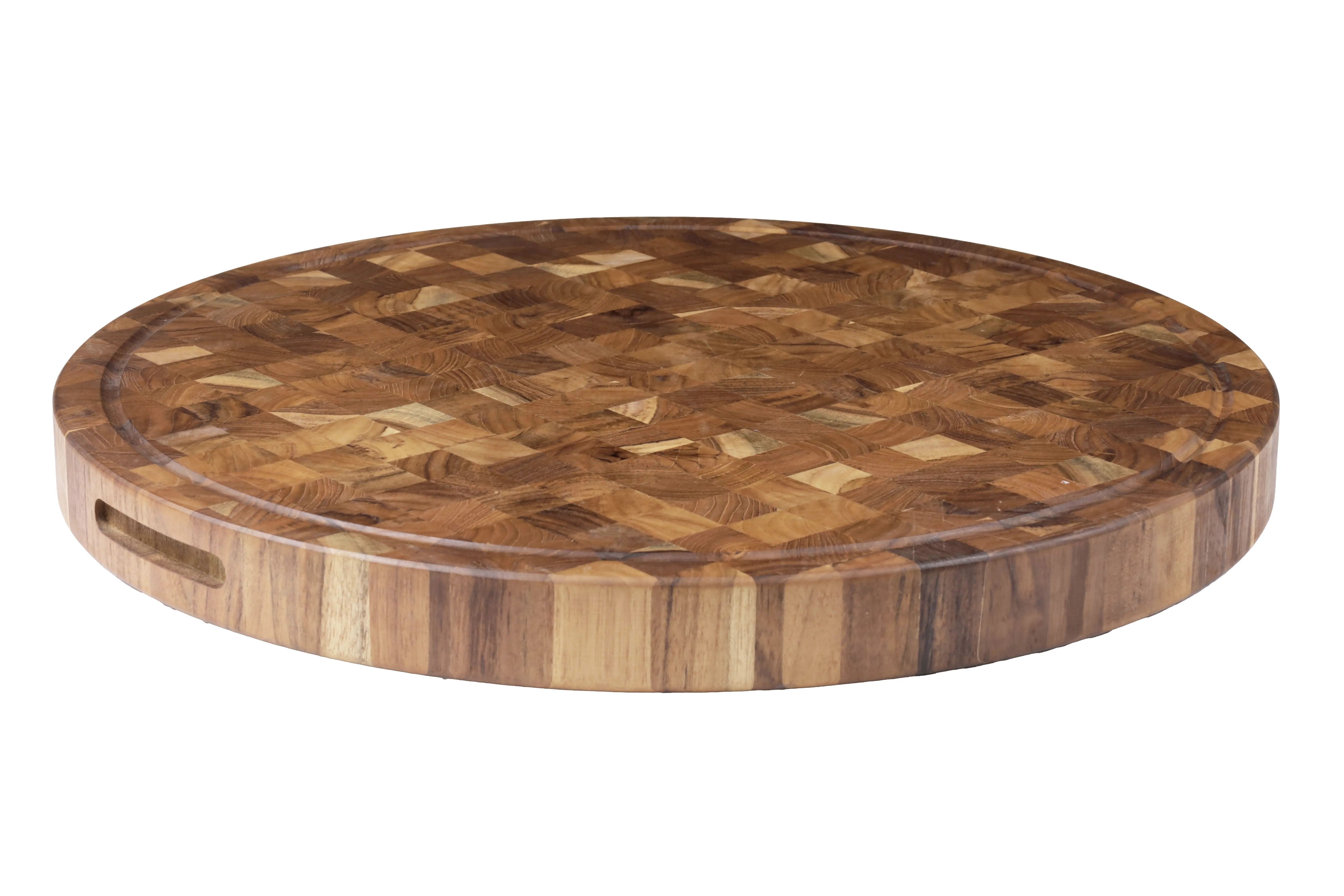 END GRAIN BUTCHERS BLOCK W CANAL [XXL]