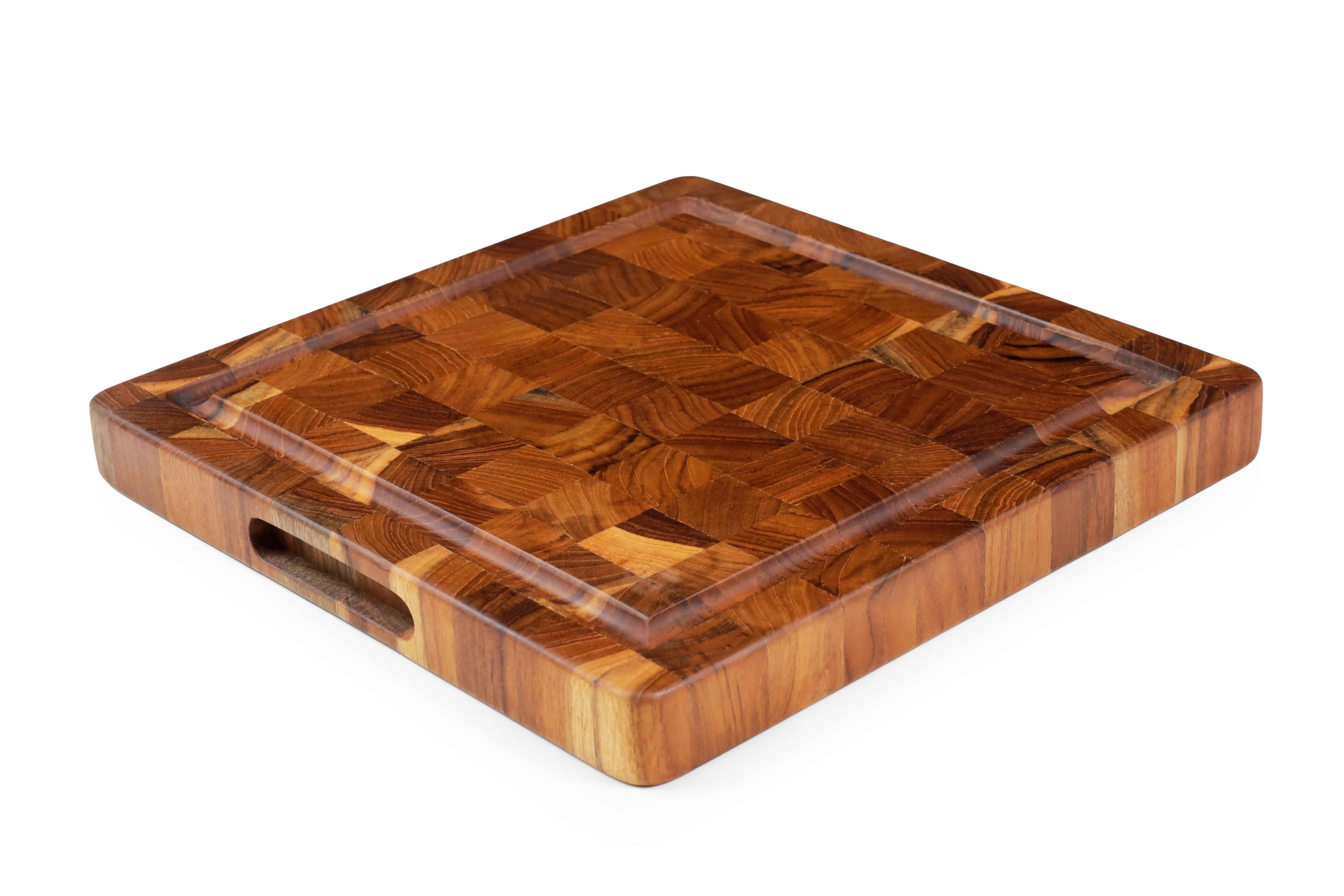 END GRAIN BUTCHERS BLOCK W CANAL [M]