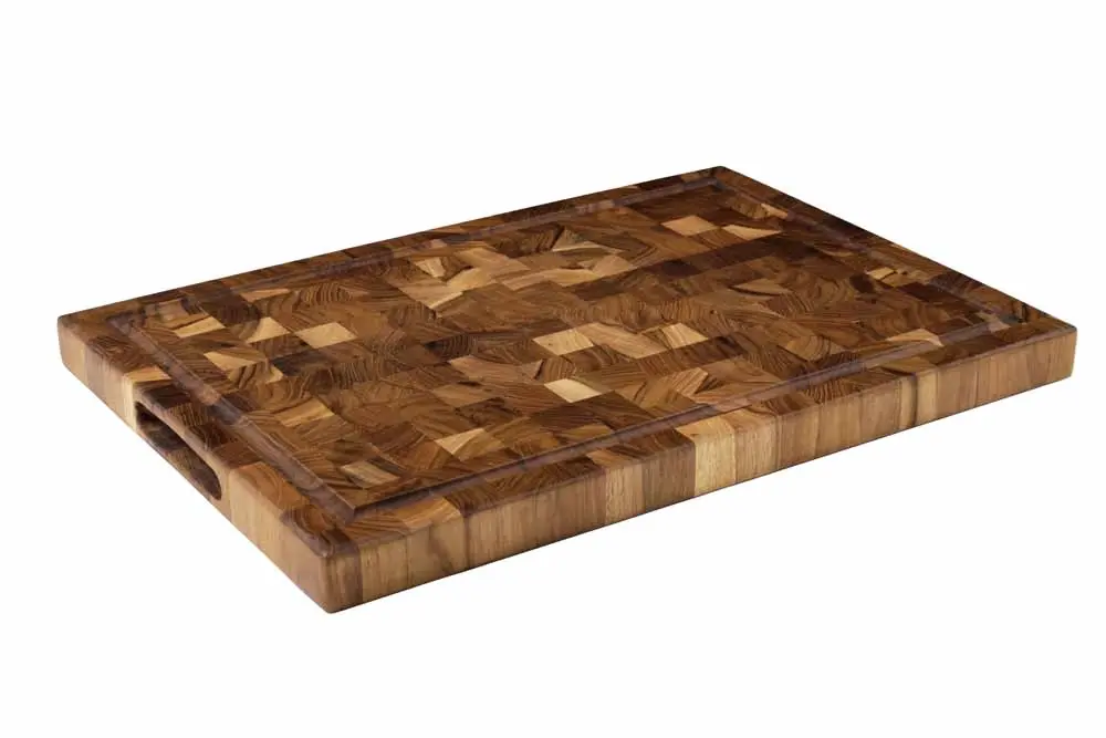END GRAIN BUTCHERS BLOCK W CANAL [L]