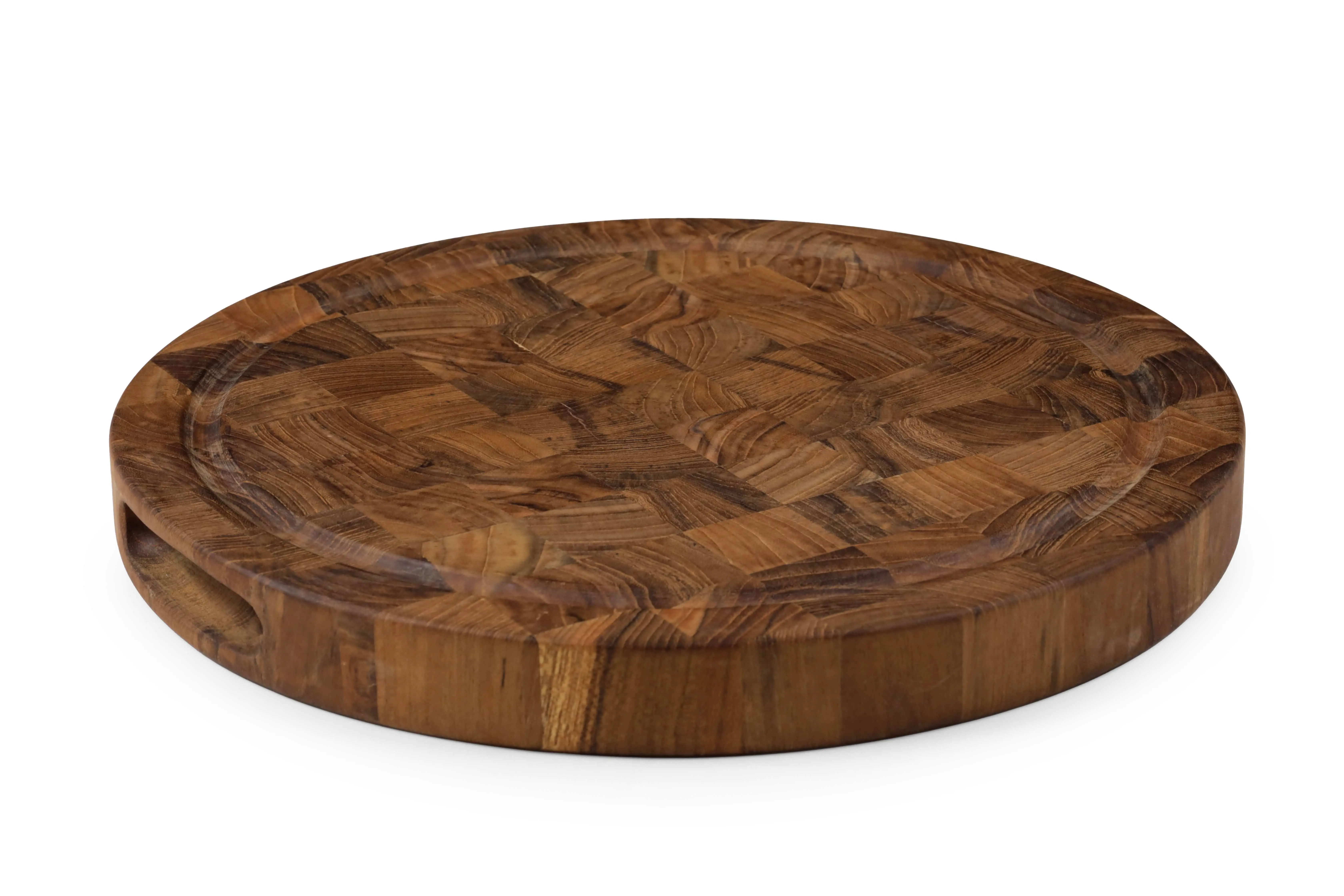 END GRAIN BUTCHERS BLOCK W CANAL [L]