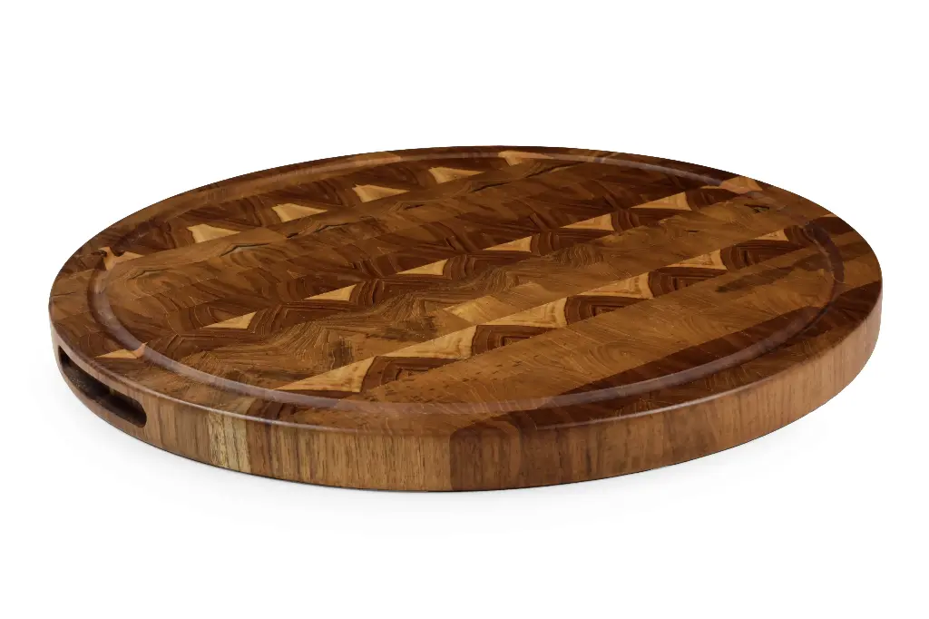 Book Match Butcher Block With Canal