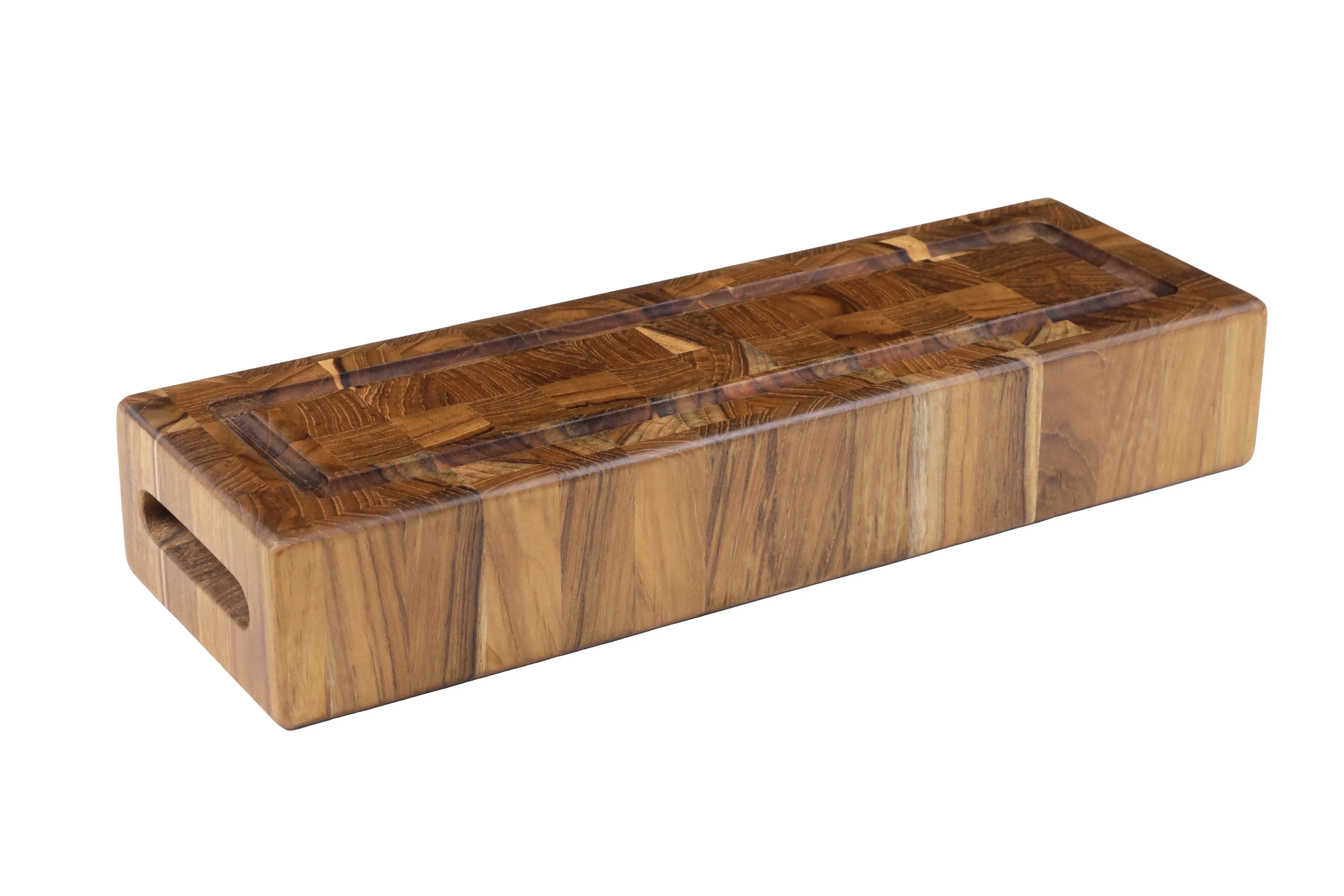[BCB008] END GRAIN BUTCHERS BLOCK W CANAL [XL]
