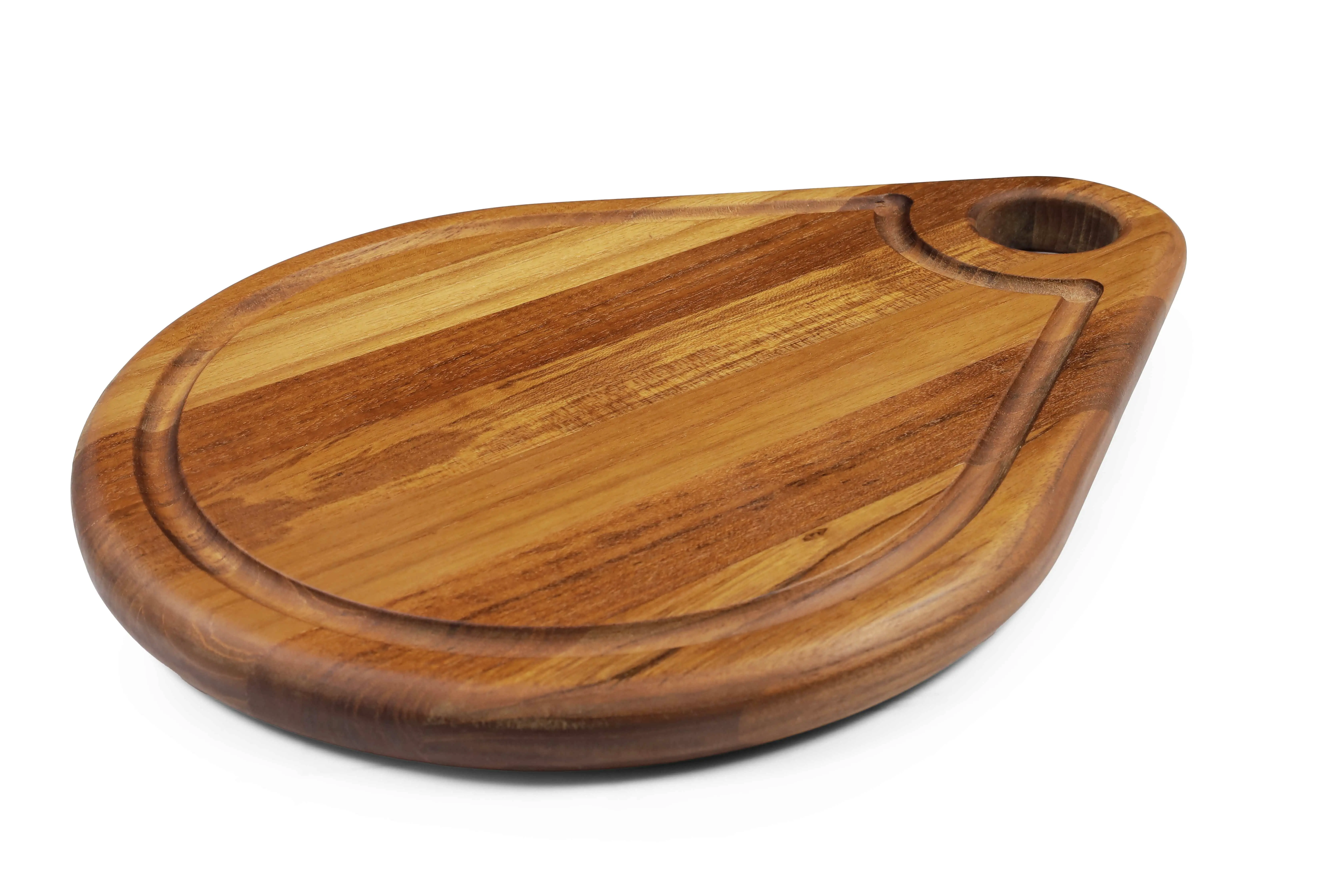 [BSV003] LONG GRAIN SERVING BOARD W CANAL [L]